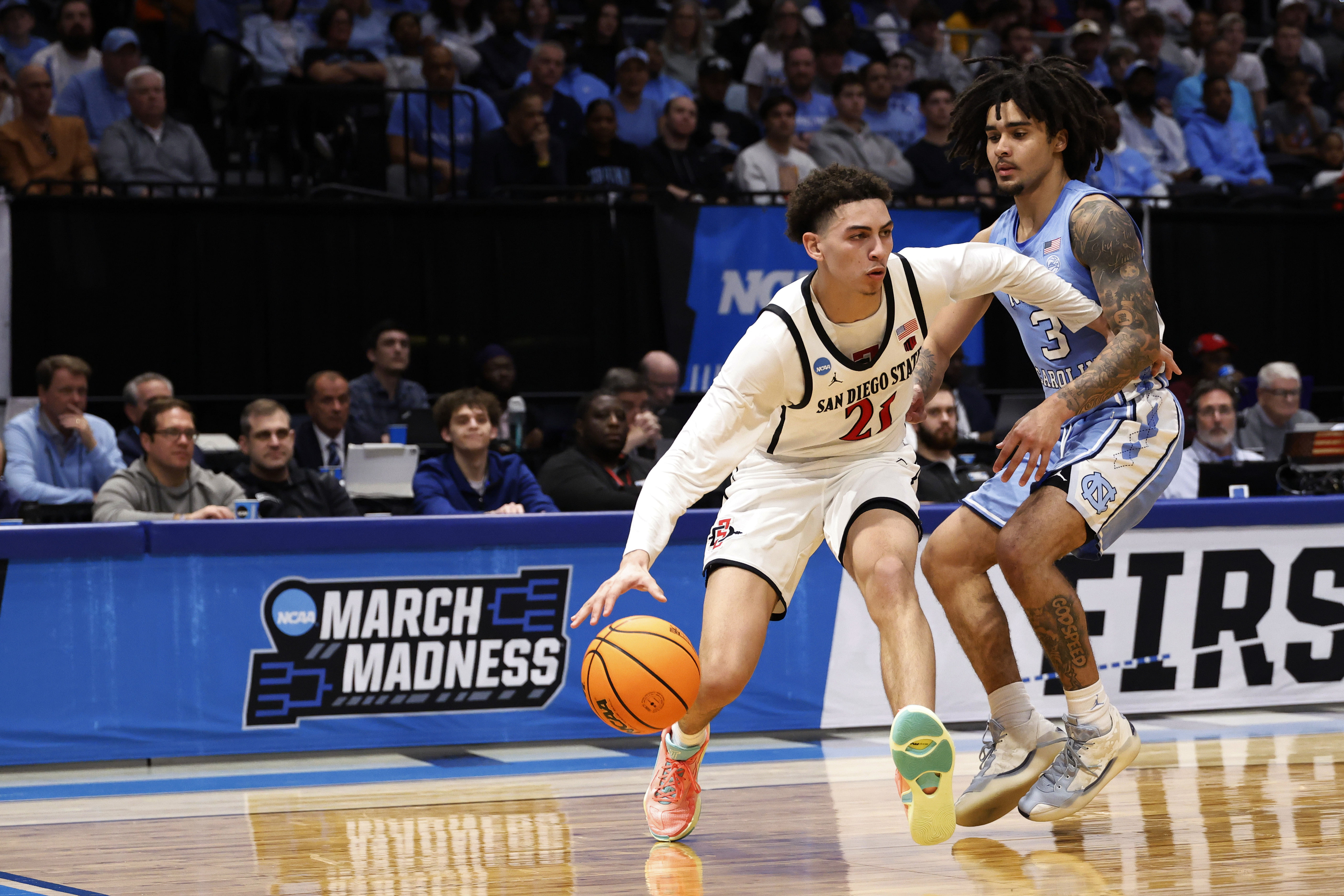 San Diego State standout Miles Byrd could be an NBA Draft pick. (Photo Credit: IMAGN)